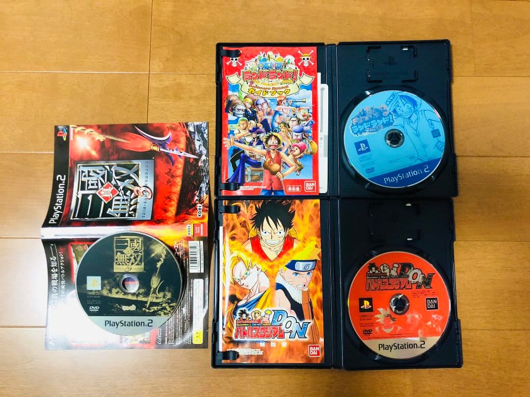 PlayStation2 ソフトセット ワンピース バトルスタジアム 三國無双3