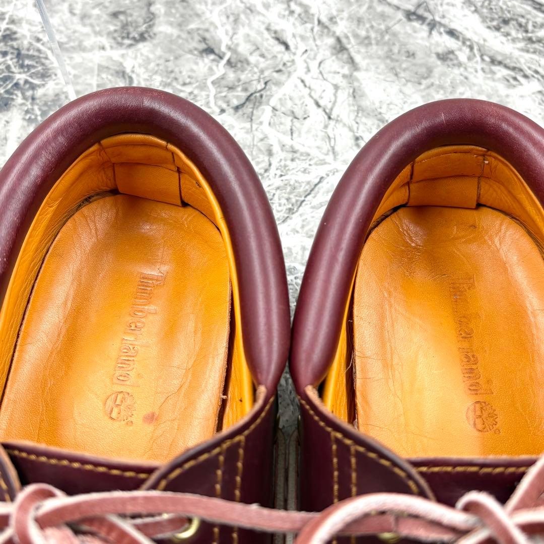 ティンバーランド スリーアイ クラシック ラグ 27cm US9 ヴァーガンディ