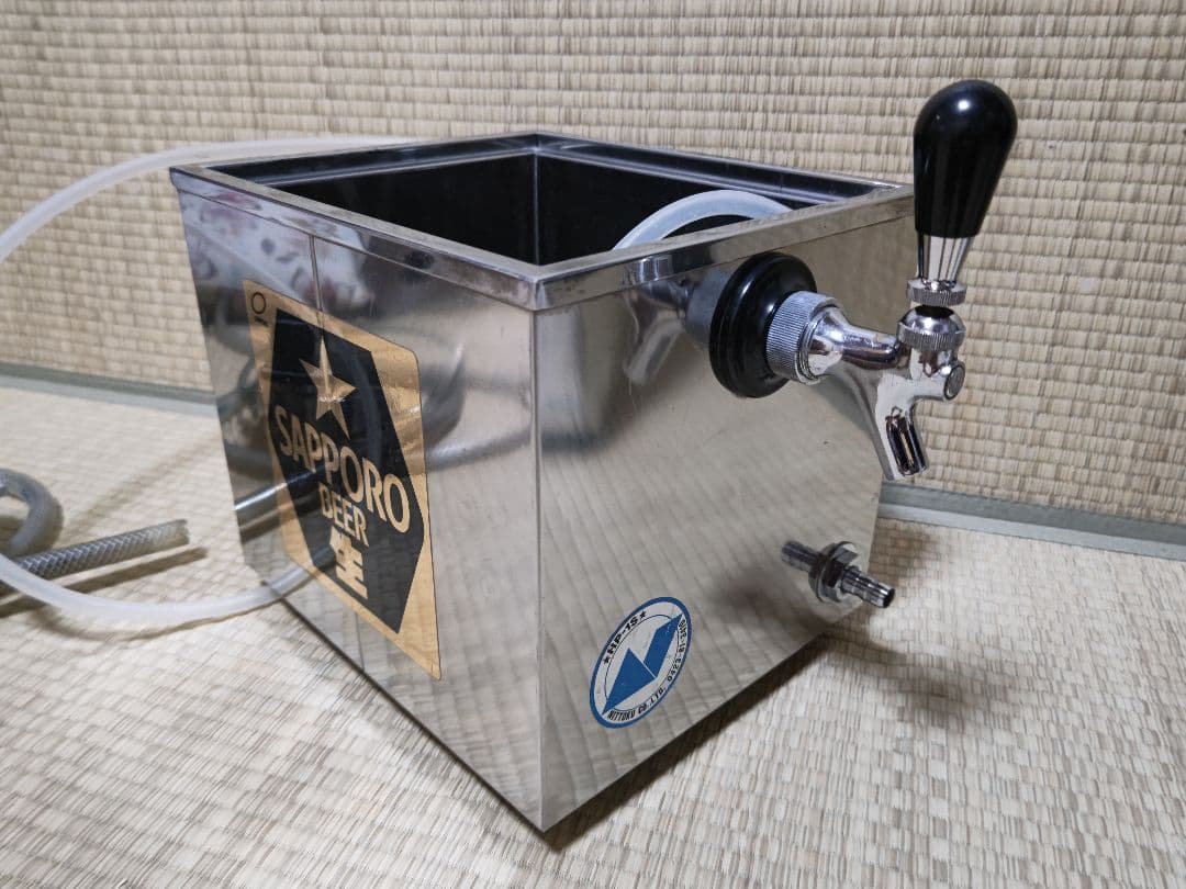 ■中古品 ■ニットク　氷冷式ビールサーバー　HS-1S ■生樽保冷カバー付き