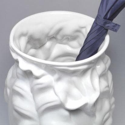 ポルトガル 傘立て ホワイト 白 カラー リリー 花瓶 PFA-260W