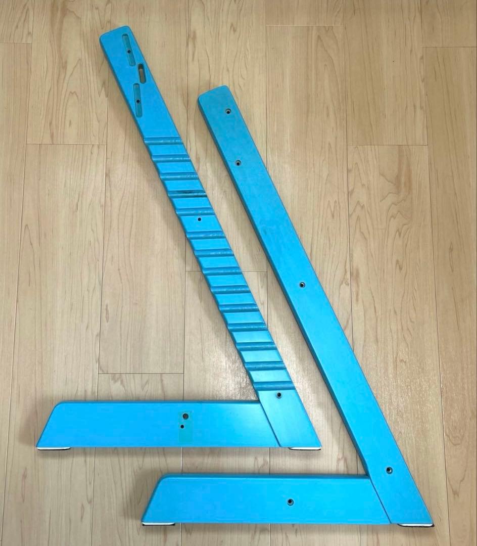 【美品】STOKKE TRIPP TRAPP ターコイズブルー S/N4〜