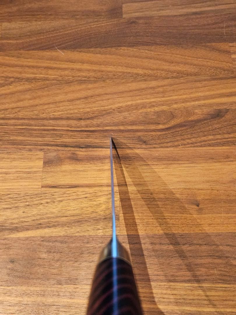 龍泉刃物　鳳炎龍　vg10 + vg2 コアレス　ダマスカス牛刀　210mm