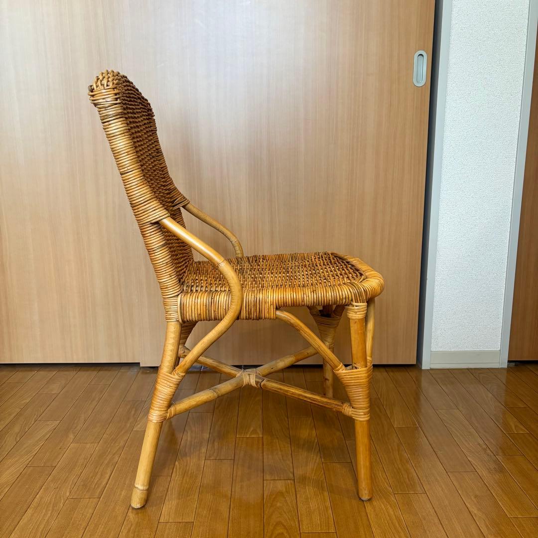 【3日間限定値下げ中】unico ウニコ　ラタンチェア　籐　DOUCE ドゥース