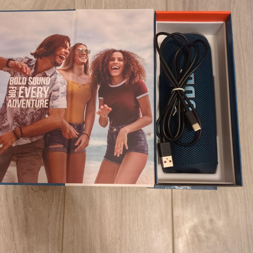 JBL FLIP6 ブルー ポータブルスピーカー