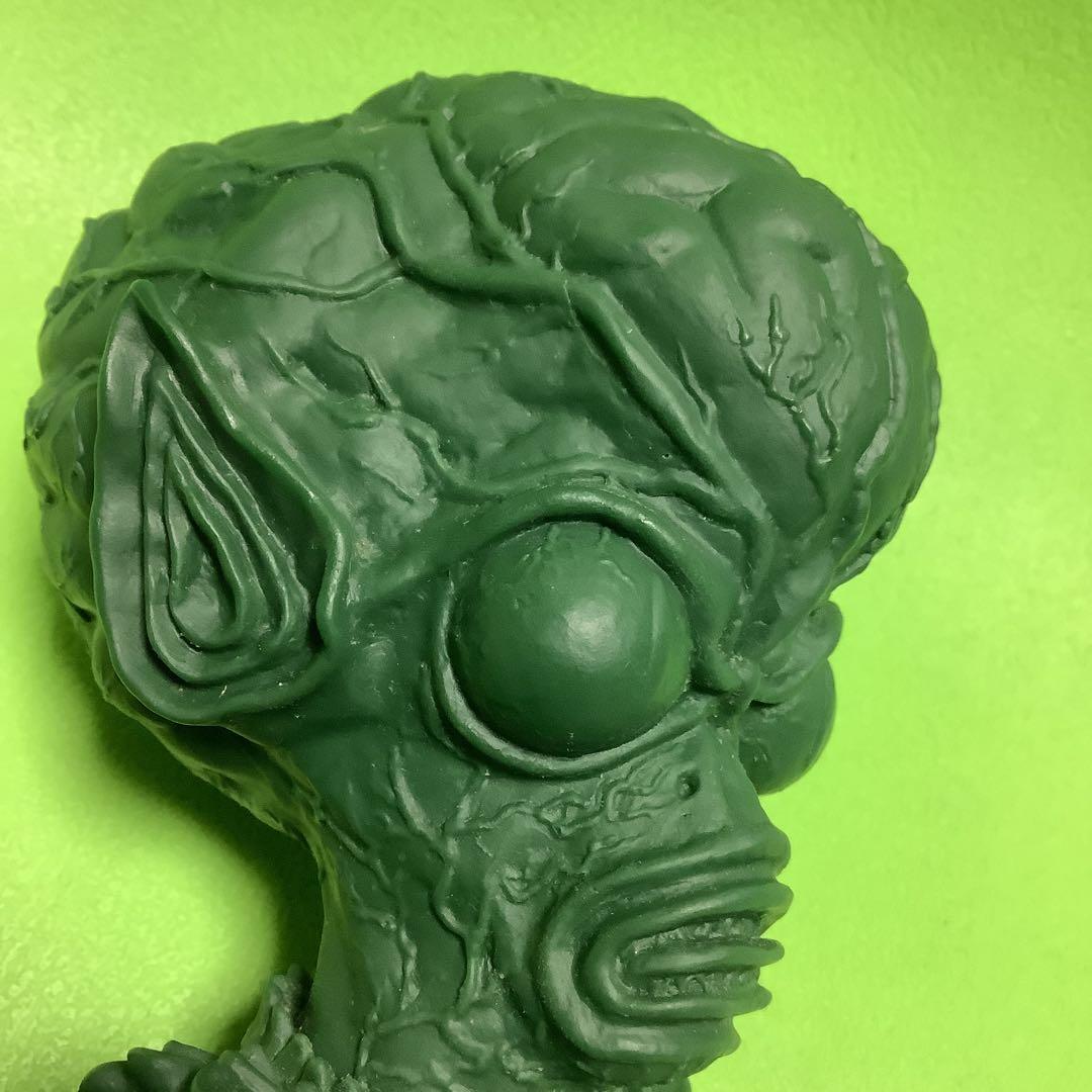 ビリケン商会★ソフビ★ガレージキット★大頭人★ハマハヤオ★暗闇の悪魔★組み立て済