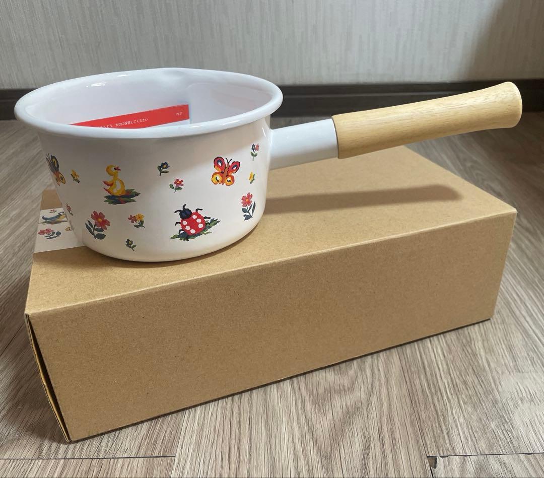 本日お値下げフェイラー　ハイジ　ホーローミルクパン