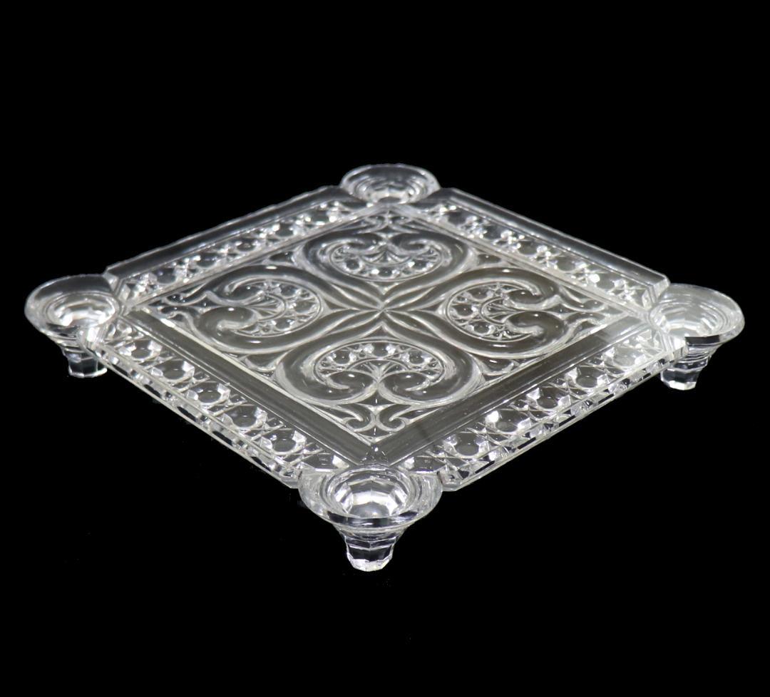 オールド・バカラ 大型 センターピース ダイヤモンド トレー ギャルドナップ