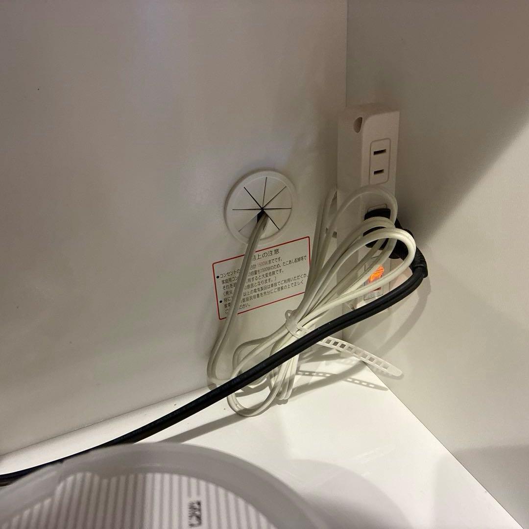 『値下相談可』 ホワイト 木製 食器棚 レンジボード　ニトリ