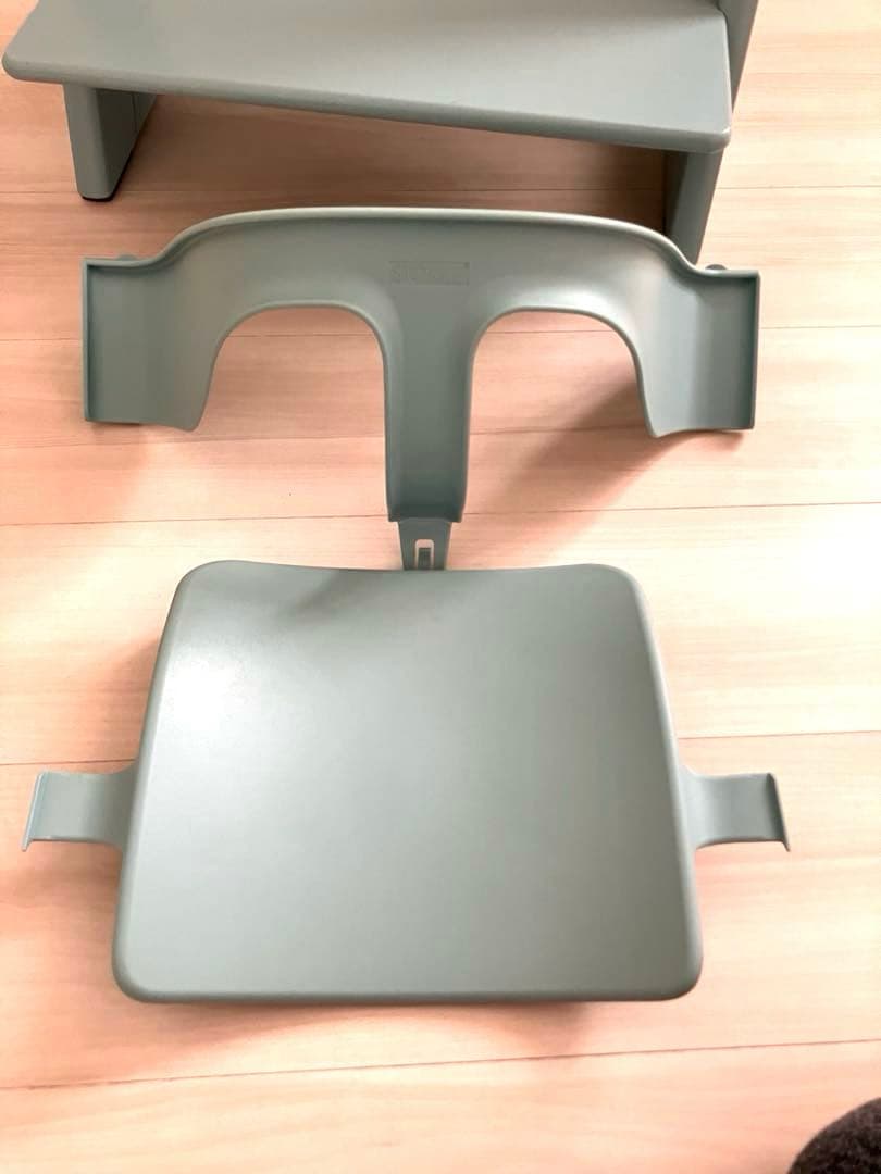STOKKE トリップトラップ（椅子本体＆ベビーセット）　アクアブルー