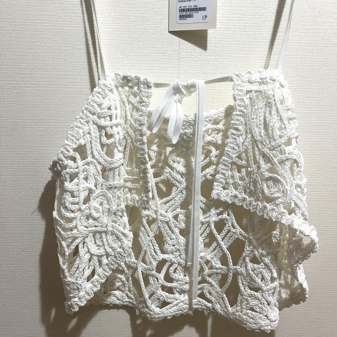 美品！AEWEN MATOPH テープレースキャミソール　ユナイテッドアローズ