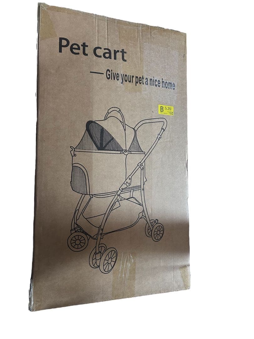 ペットカート 4.5KG 超軽量 犬 カート ペットカート 多頭の小型犬&猫