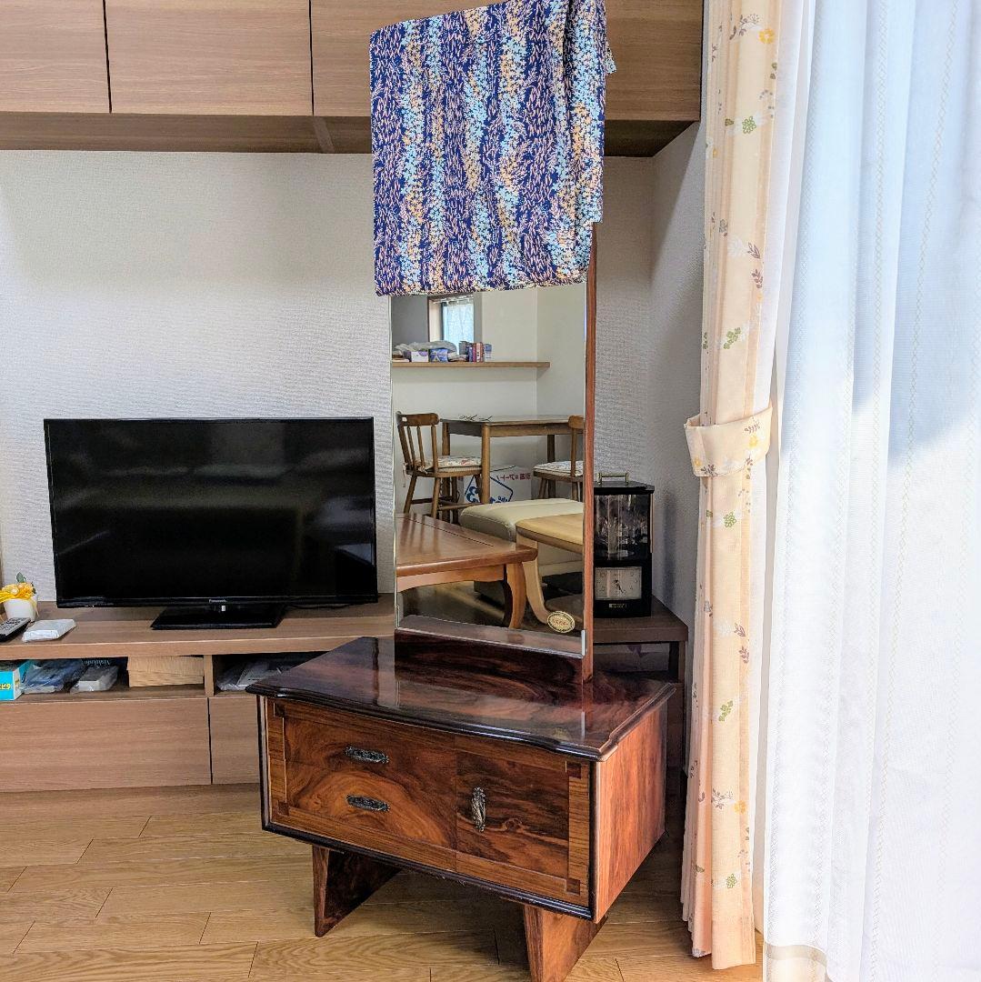 レトロ 最高級銅引鏡 ミエミラー 鏡台 姿見 ドレッサー