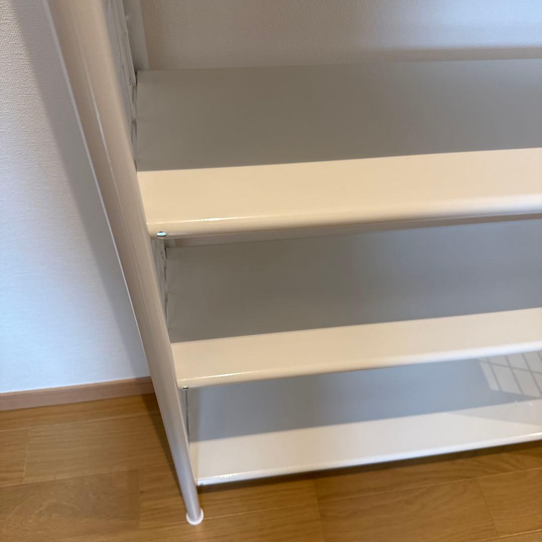 山善フリーラックスリム 幅78×奥行25×高さ209-282 STR