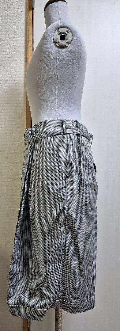 コムデギャルソン 変形デザイン ハーフパンツ ベルト付き Sサイズ