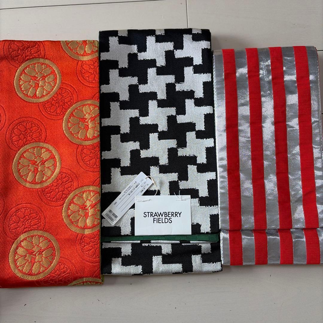 ■S31■半幅帯　22点セット■大量まとめて売り■未使用品～汚れ有　半巾帯小袋帯