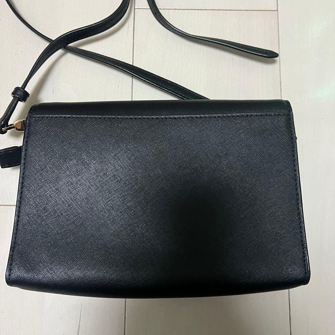 トリーバーチ　ショルダーバッグ 2way エマーソン　レザー　ブラック