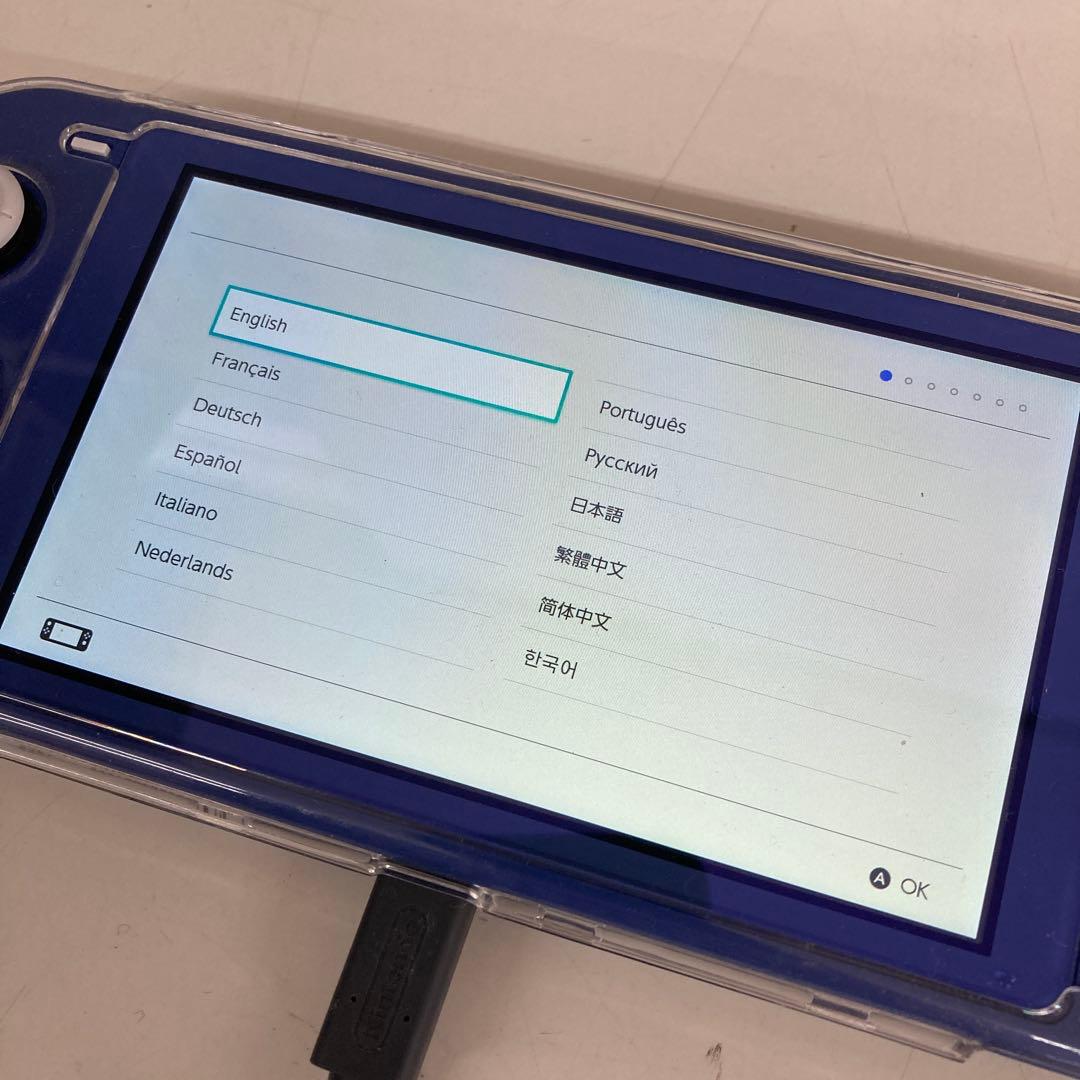 ニンテンドー　スイッチライト ブルー HDH-001 動作確認済　カバー付き