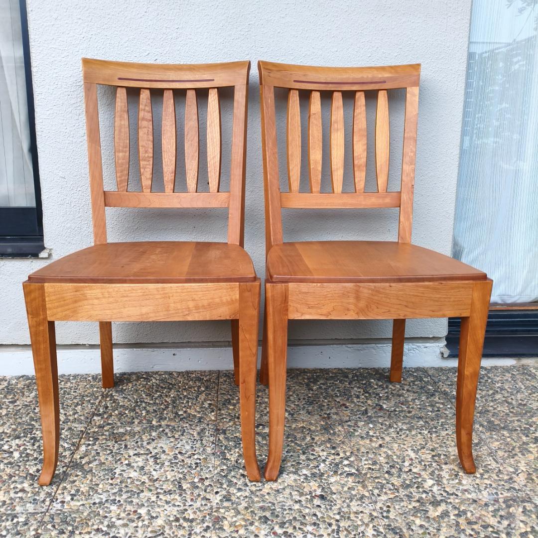 uni63 ACTUS 朝日木工 BOSCO 天然木 ダイニングチェア１脚