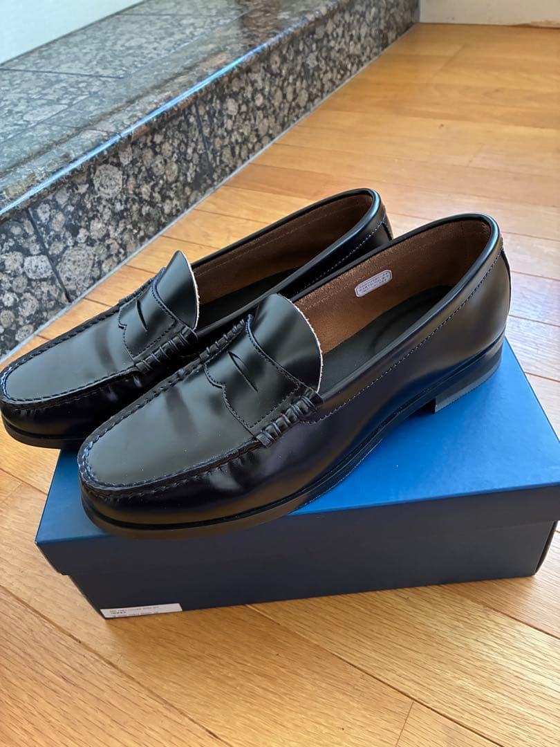 リーガル 黒 レザー ローファー