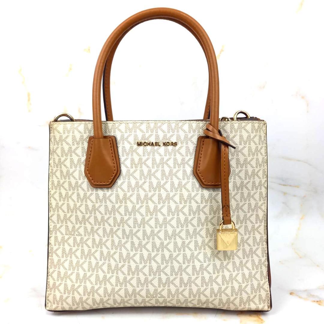 ✨良品✨ マイケルコース ハンドバッグ ショルダーバッグ 2way 自立 MK柄