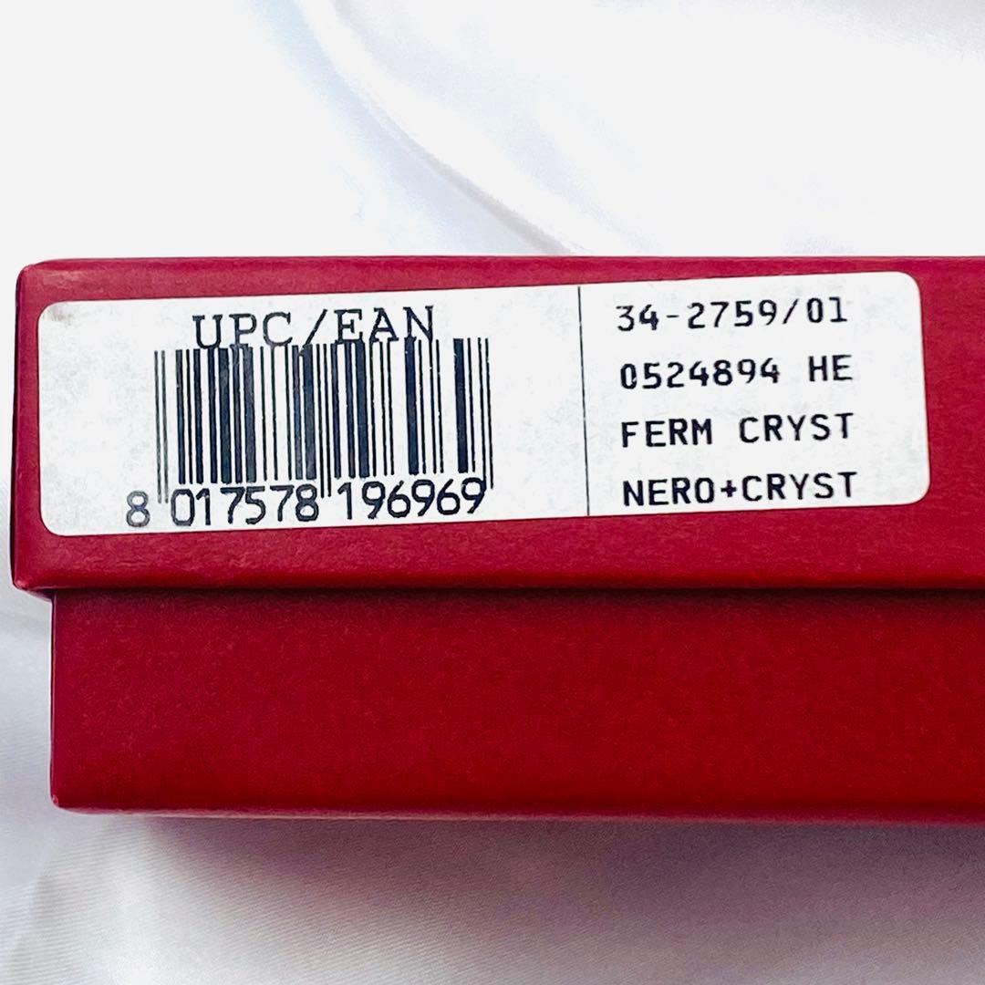 美品＊フェラガモFERRAGAMO＊バレッタ Vara Bow 黒xシルバー