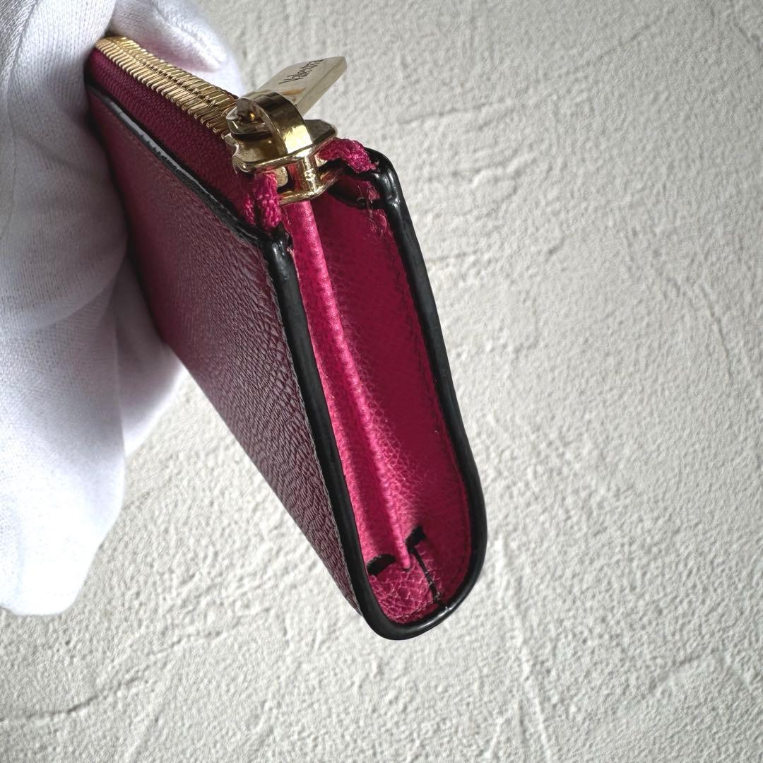 Valextra ヴァレクストラ ジップキーホルダー キーリング ピンク