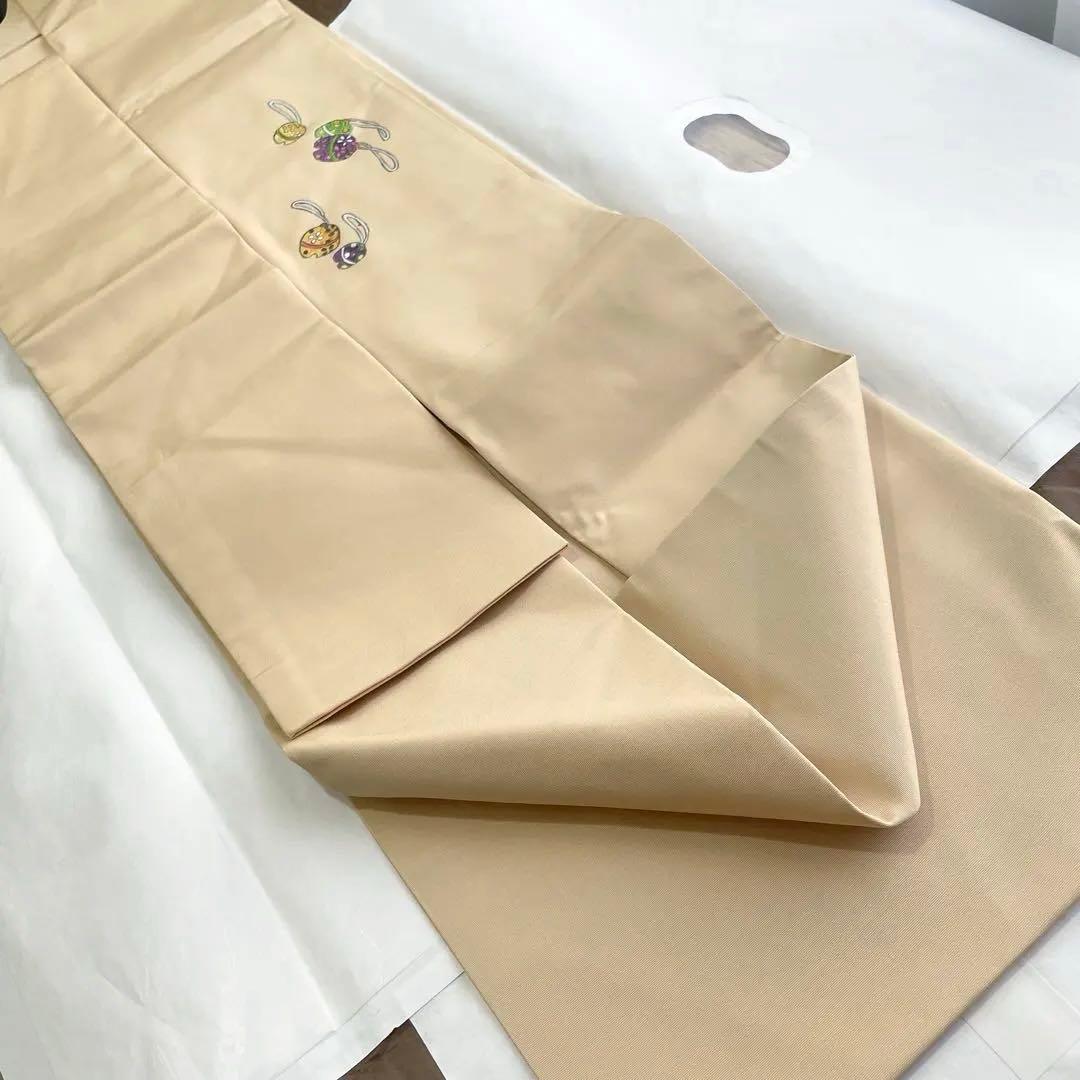 未使用　大島紬　袷仕立て　パステルカラー　名古屋帯（長尺）付き