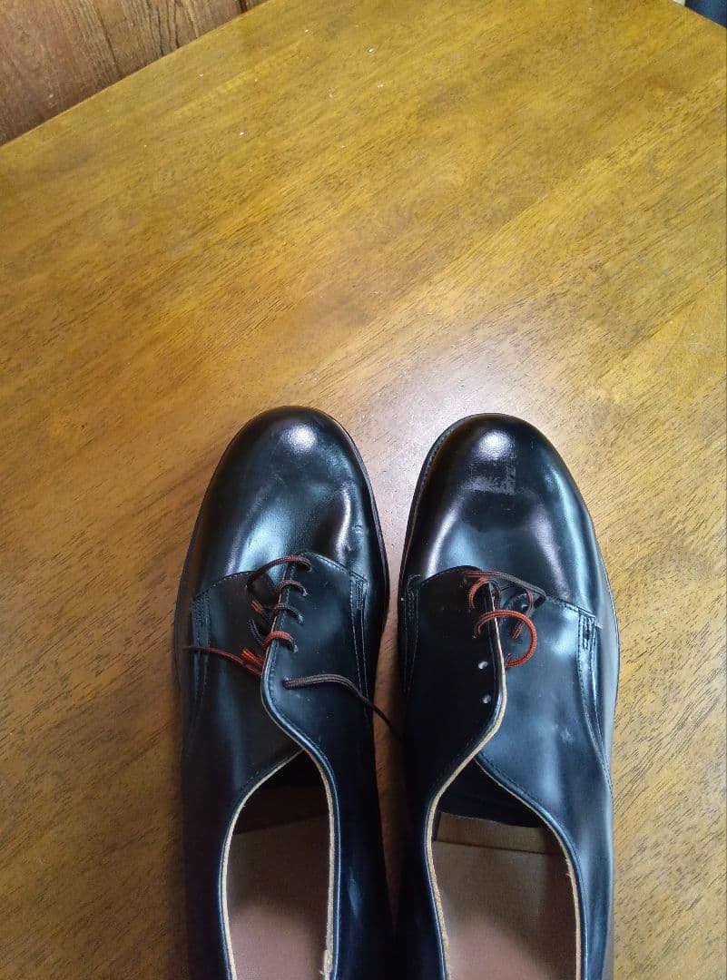 デッド 70s US NAVY USN サービス シューズ ミリタリー 米軍 黒