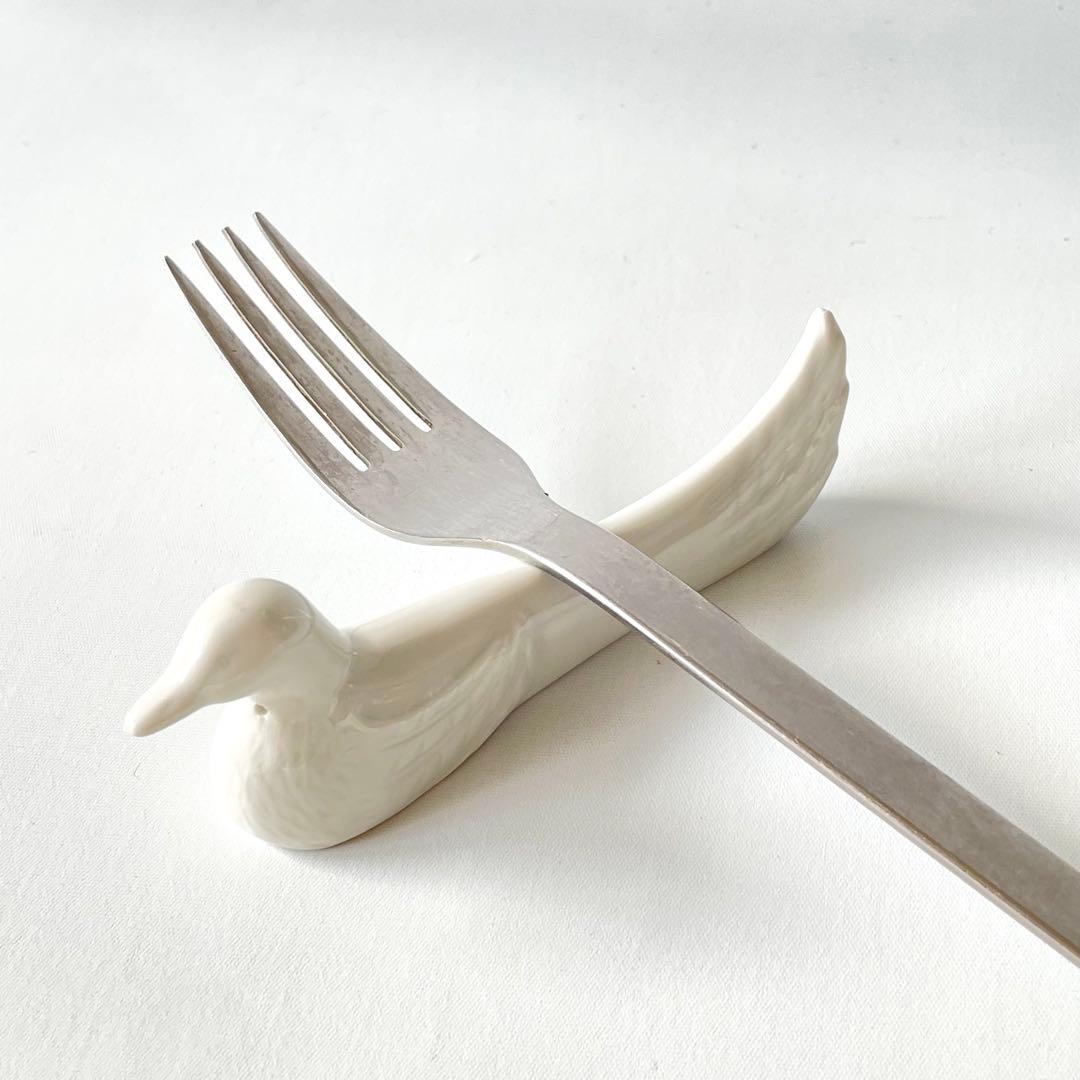 PILLIVUYT ピリヴィッツ 水鳥 カトラリーレスト 6個セット