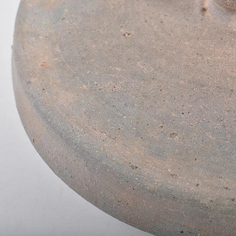 朝鮮美術　須恵器　新羅土器　新羅無釉土　合子　盒子　時代箱付　V　R7091