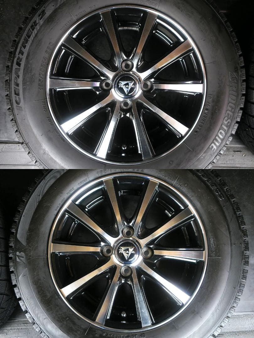 美品 2024年製 ブリヂストン スタッドレス 185/70R14 12系ノート