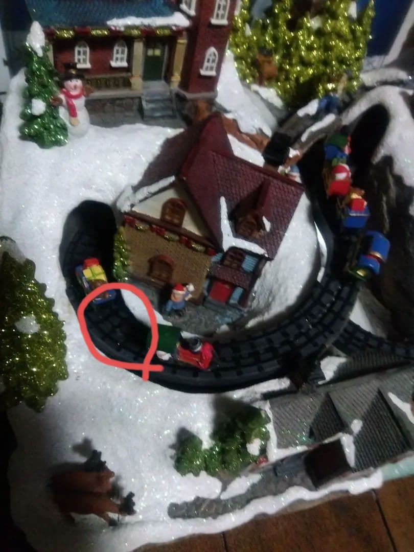 アニメーション付き村のシーン　コストコ　village scene