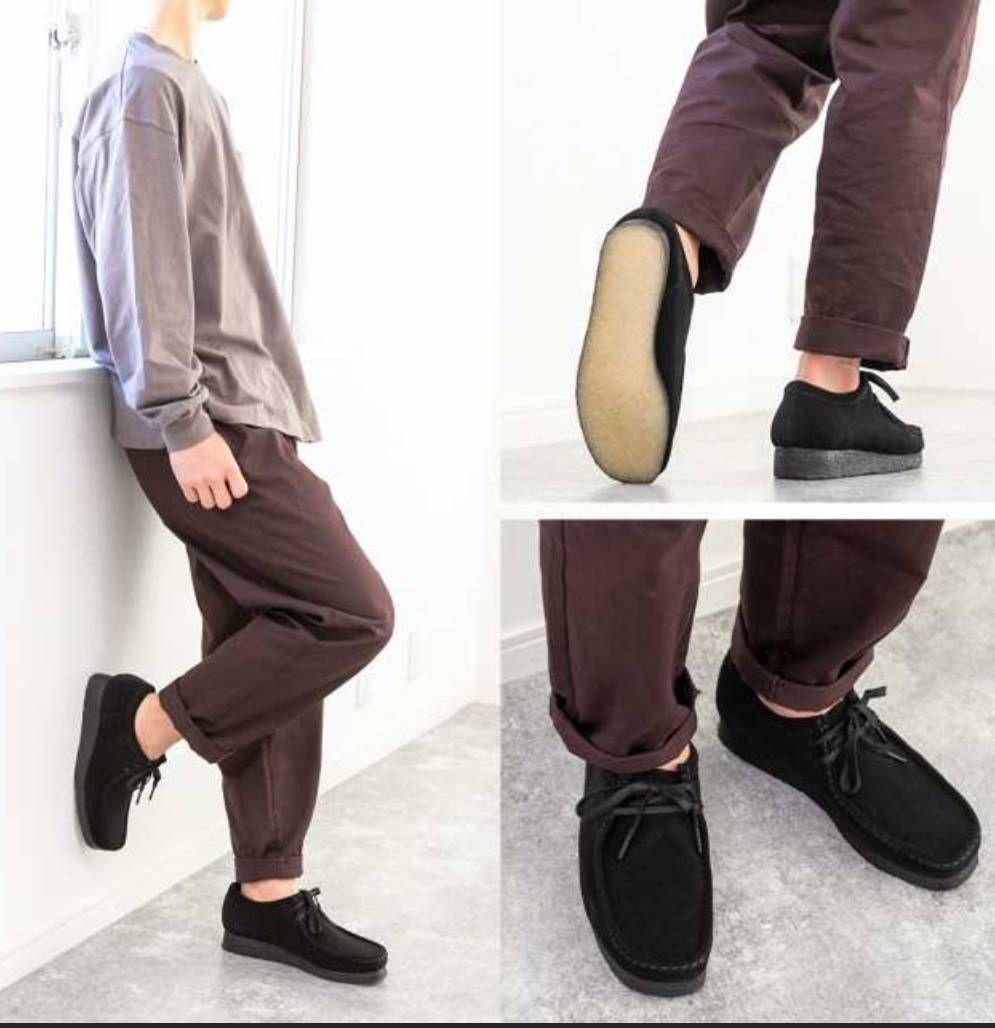 Clarks ブラック Wallabee 26cm クラークス ワラビー