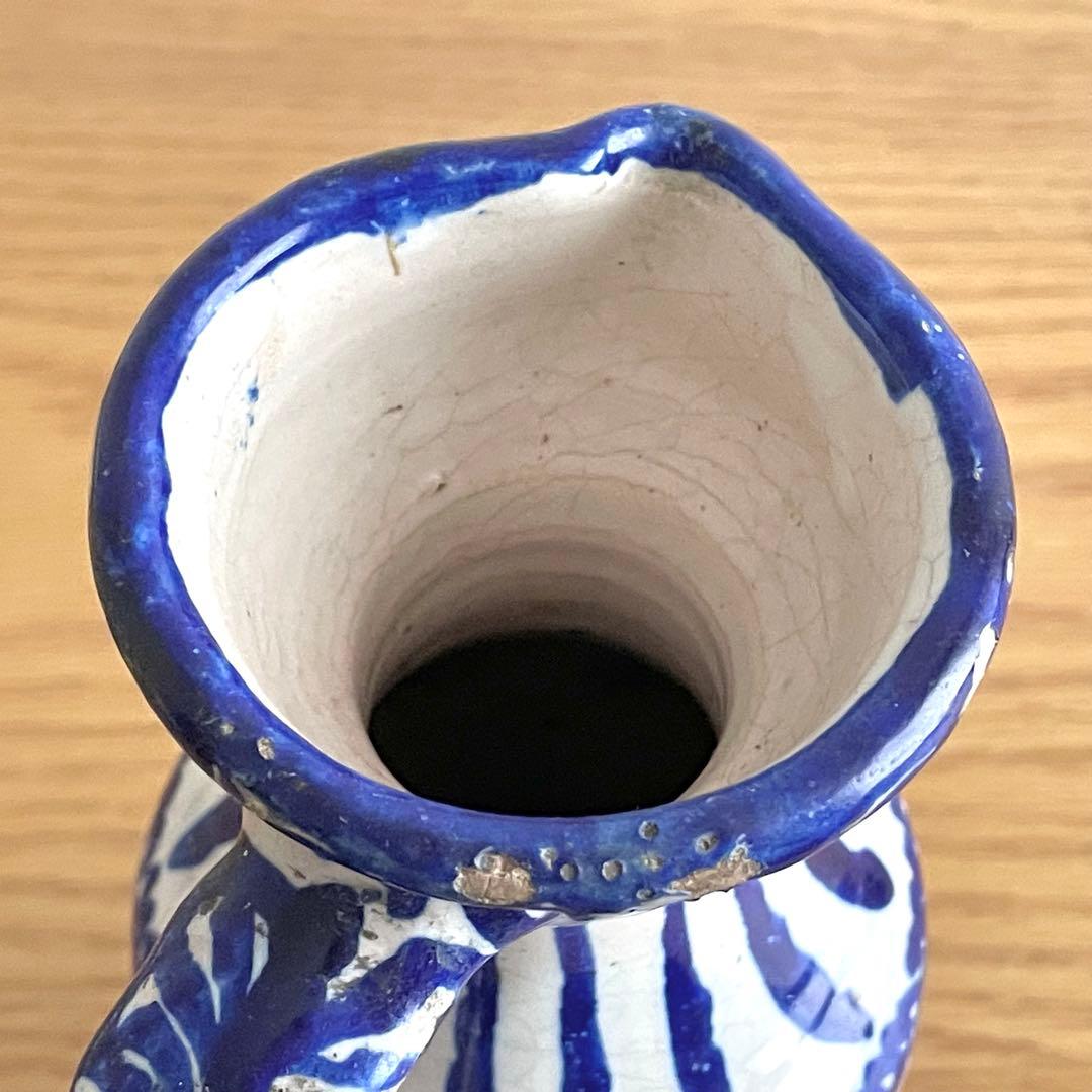 スペイン グラナダ陶器 ビネガーポット アンティーク ピッチャー 一輪挿し 花瓶