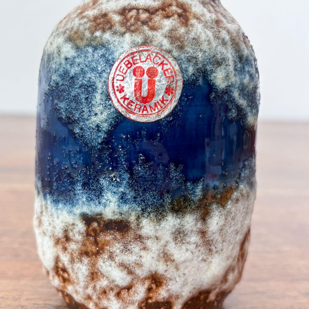 【ドイツ Ü-Keramikの花瓶】Fat Lava ミッドセンチュリー 405