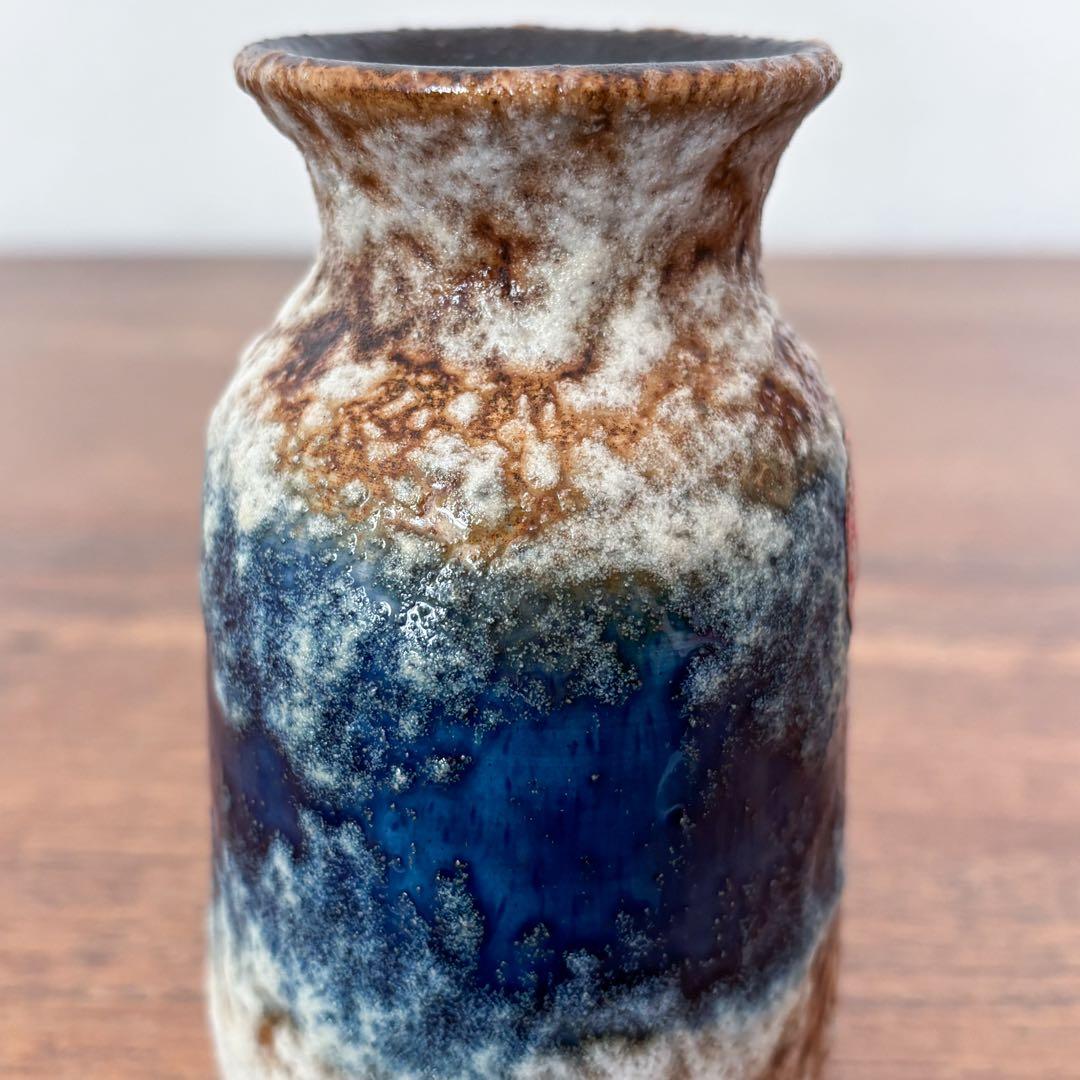 【ドイツ Ü-Keramikの花瓶】Fat Lava ミッドセンチュリー 405