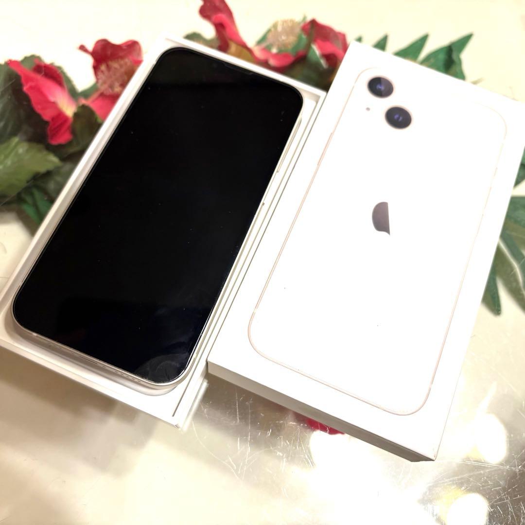極美品　Apple iPhone 13スターライト　白