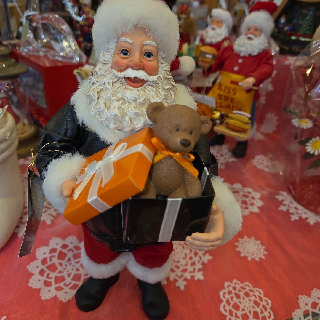 ハーレーダビッドソン サンタクロース 置物