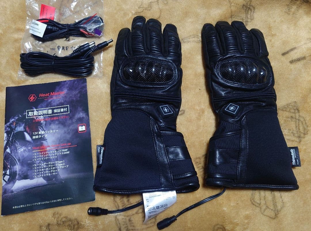 HEATMASTER ヒートマスター 12V カーボンスポーツ グローブ ＸＬ