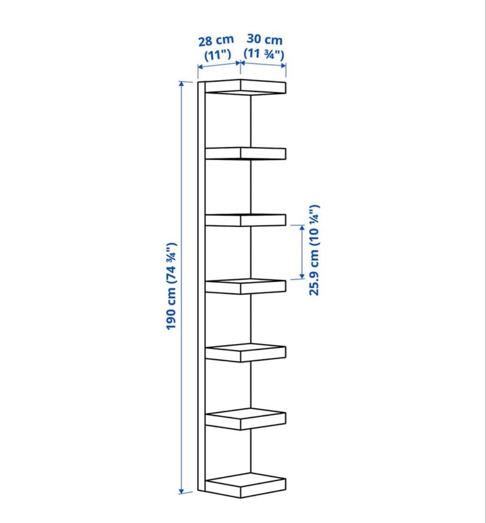 IKEA ウォールシェルユニット ラック