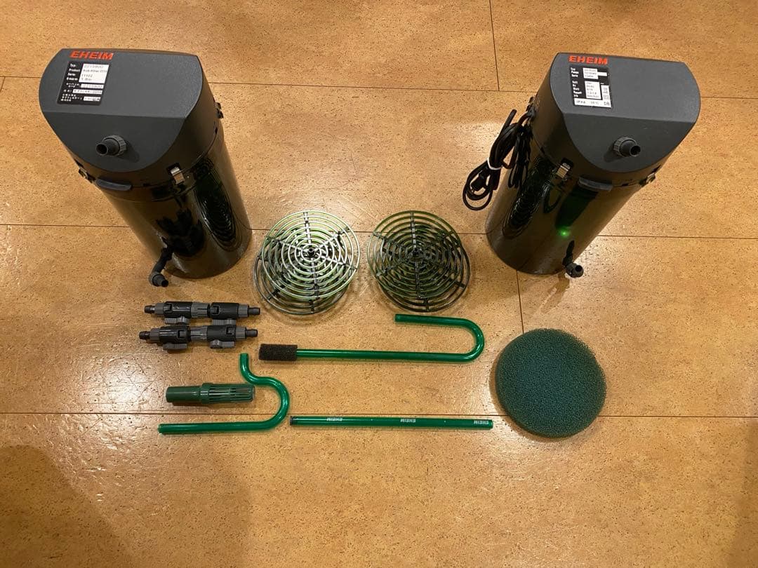 エーハイムフィルター２２１５　サブフィルター　ダブルタップセット