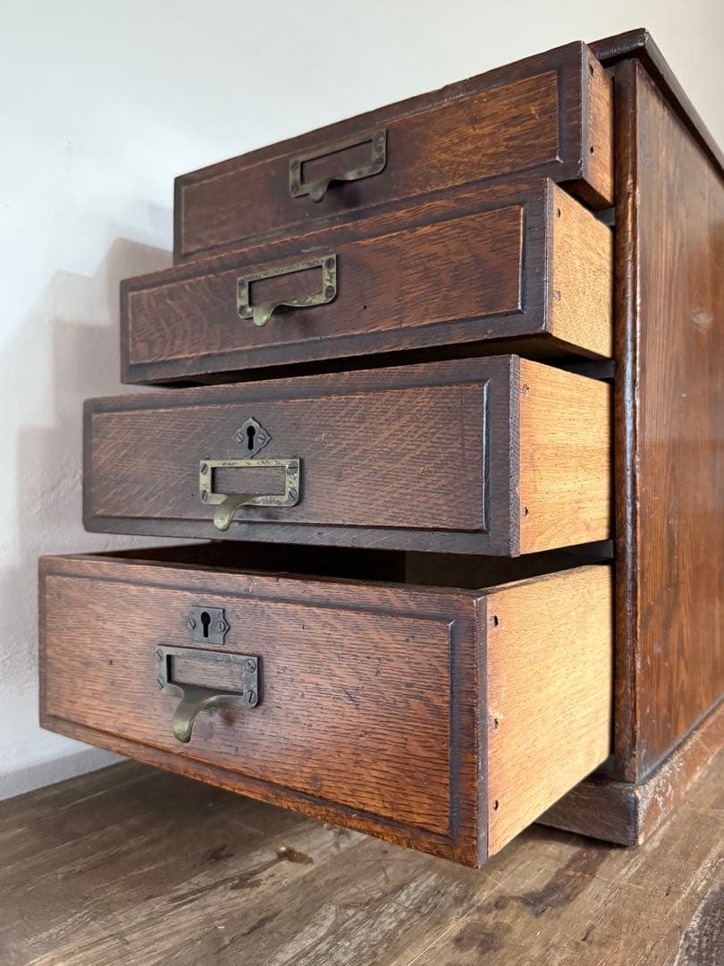 レトロ 引き出し A4サイズ 古家具 古道具 小引き出し