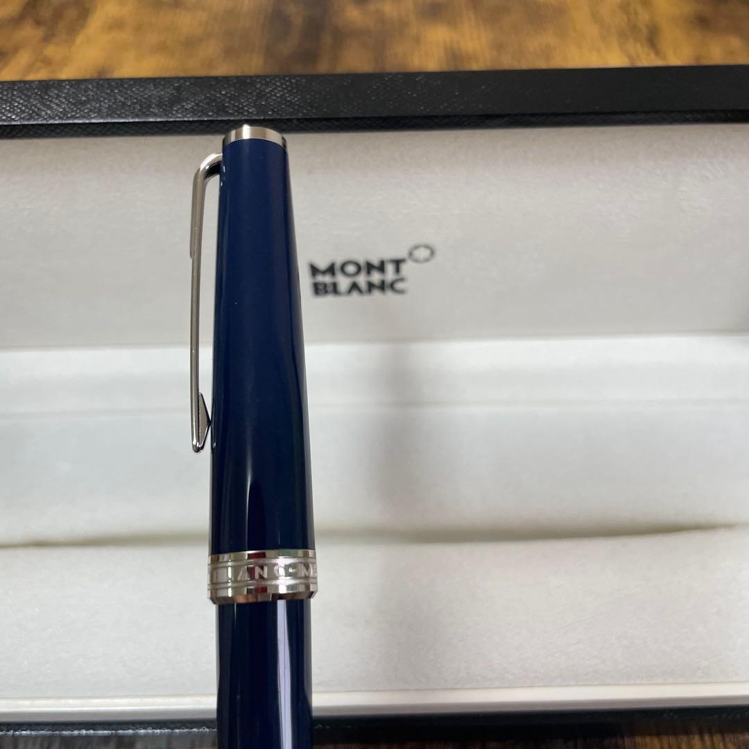 美品☆即筆記可☆モンブラン PIX　ローラーボール　キャップ式　ネイビー