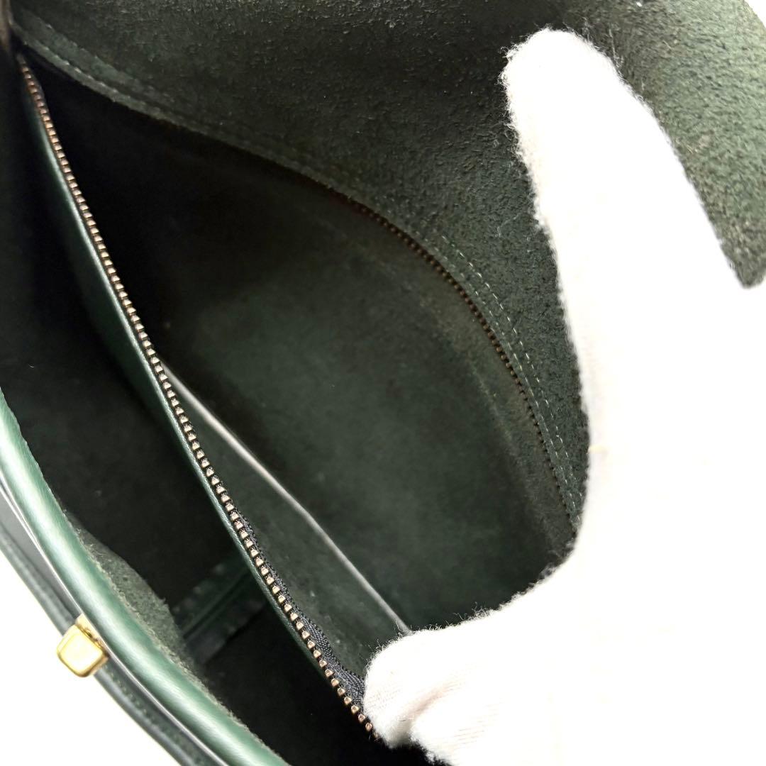 美品✨オールドコーチ ショルダーバッグ 9790 ターンロック グリーン 希少