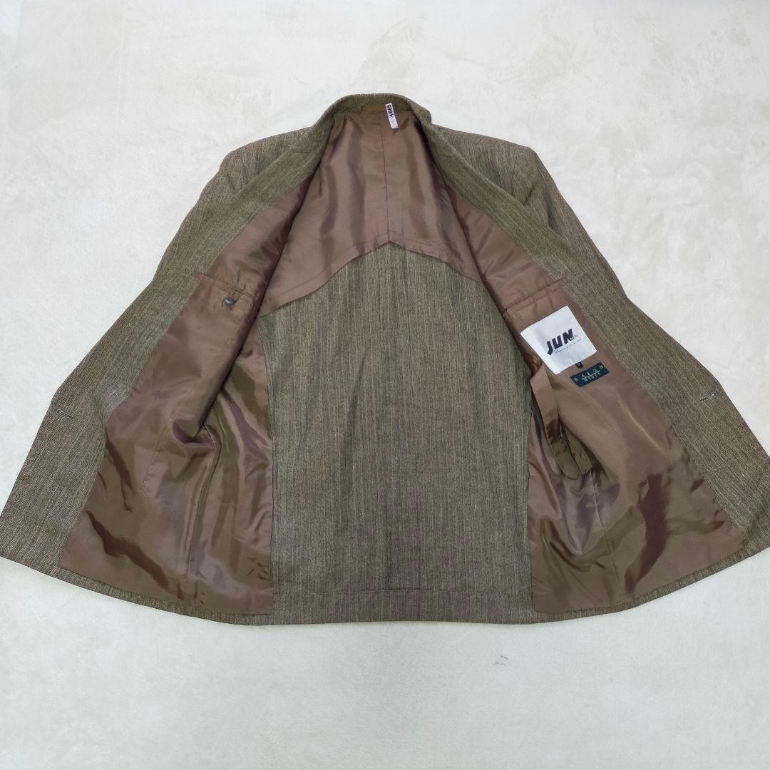 80S　JUN MEN　リネンコットン　ダブルブレストスーツ　Мサイズ　菅田将暉