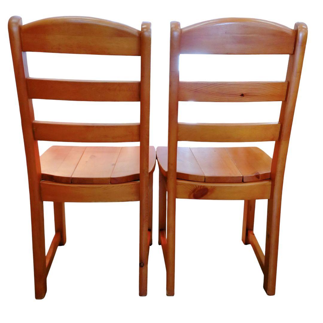 木製　ダイニングチェア　2脚セット