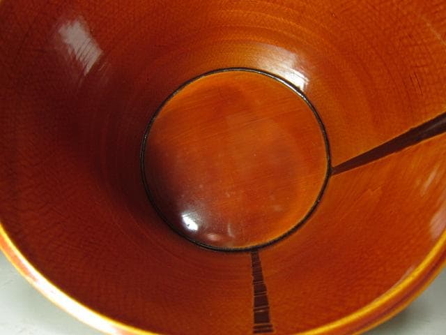 ☆時代　飛騨春慶曲水指　武者小路　官休庵　9代　愈好斎花押がございます☆y414