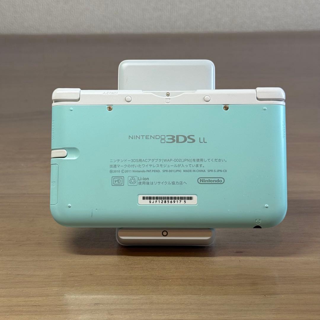 4-049 ニンテンドー3DS LL ミント×ホワイト