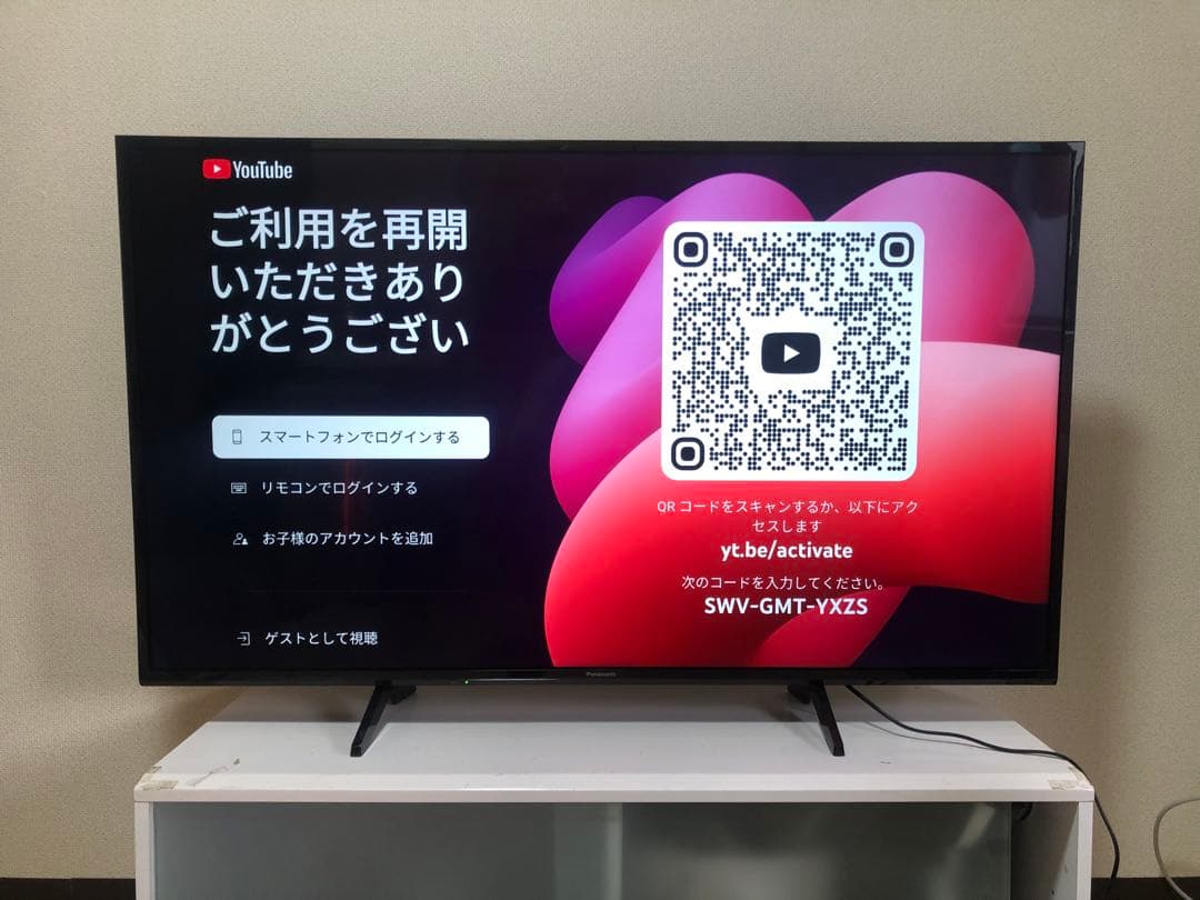 panasonic ビエラ 4K液晶テレビ　TH-49GX755