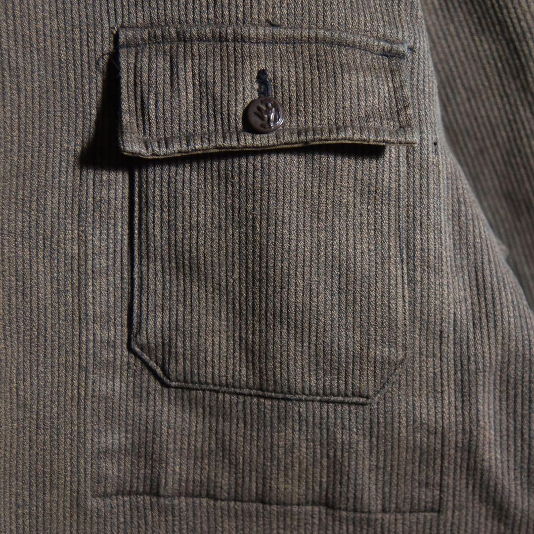 わ*ん様 50s ハンティングジャケット 動物ボタン フレンチヴィンテージ カバ